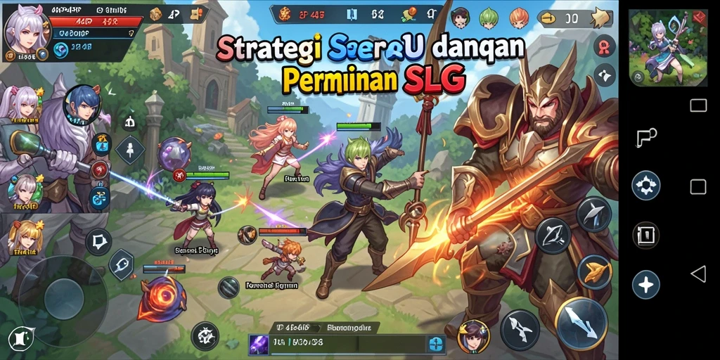 Tampilan menakjubkan dari gameplay strategis 4P4P