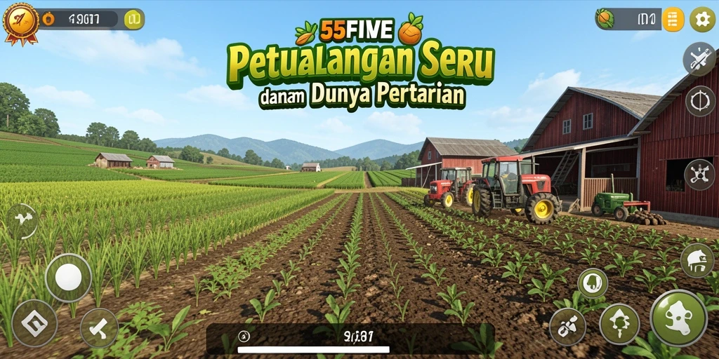 Tampilan permainan 55FIVE yang menarik dan interaktif.
