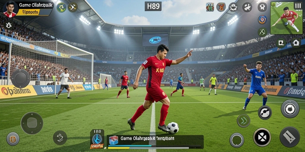 Menampilkan gameplay seru di <strong>H89</strong> yang penuh aksi olahraga.
