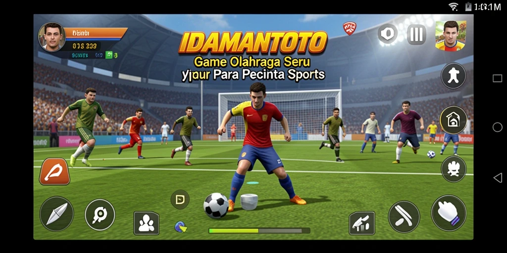 Tampilan gameplay seru di IDAMANTOTO dengan berbagai olahraga pilihan.