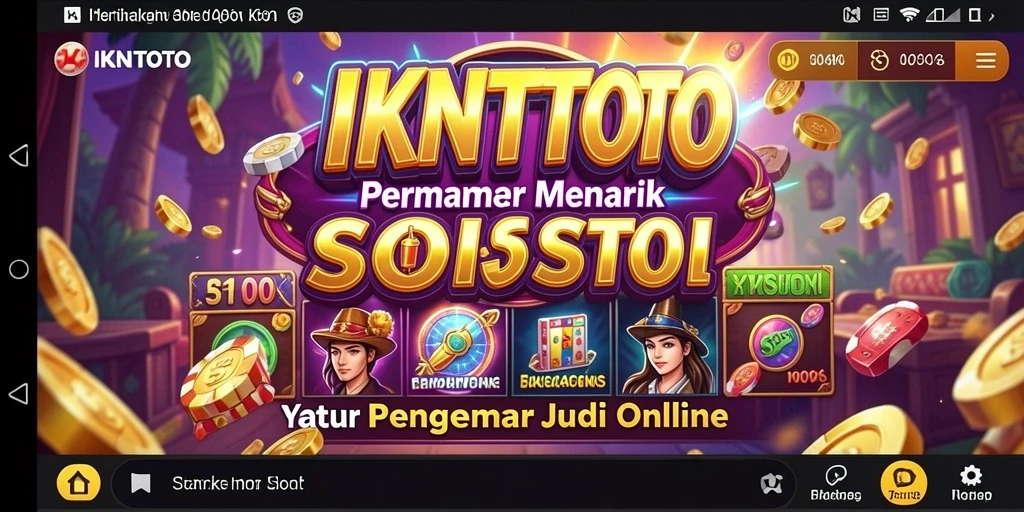 Screenshot utama IKNTOTO menampilkan gameplay slot yang mendebarkan.