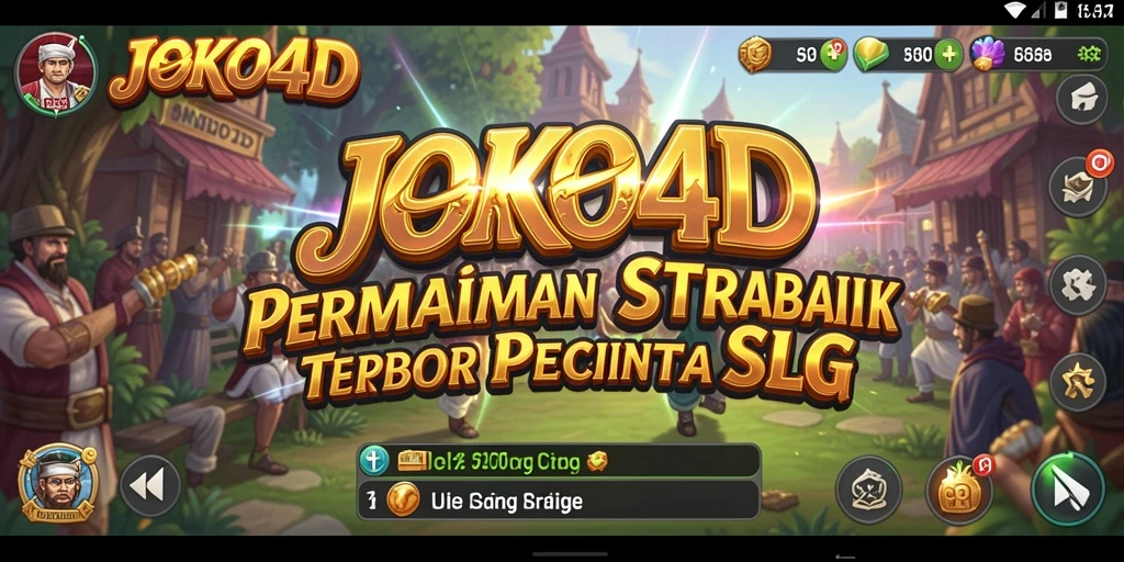 Tampilan gameplay menarik dari JOKO4D dengan strategi SLG yang mendebarkan.