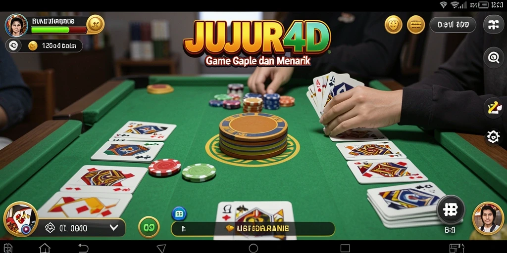 Tampilan gameplay seru dan menarik di JUJUR4D.