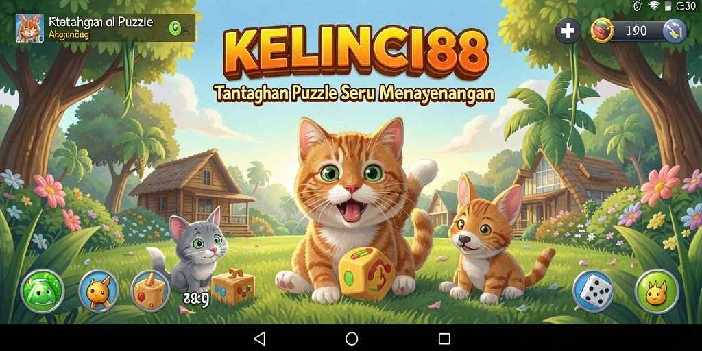 Tampilan gameplay KELINCI88 menampilkan berbagai tantangan Puzzle yang menarik.