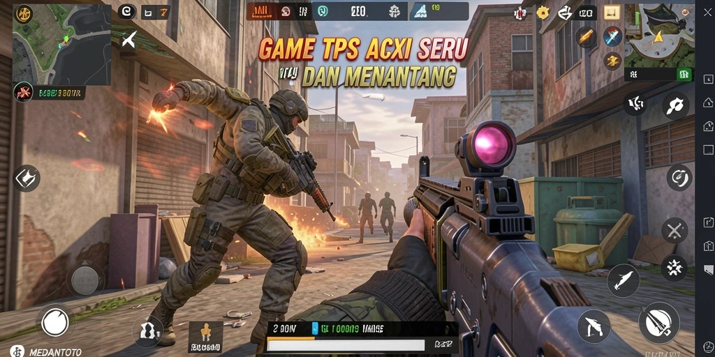 Tampilan gameplay seru dan mendebarkan dalam MEDANTOTO.