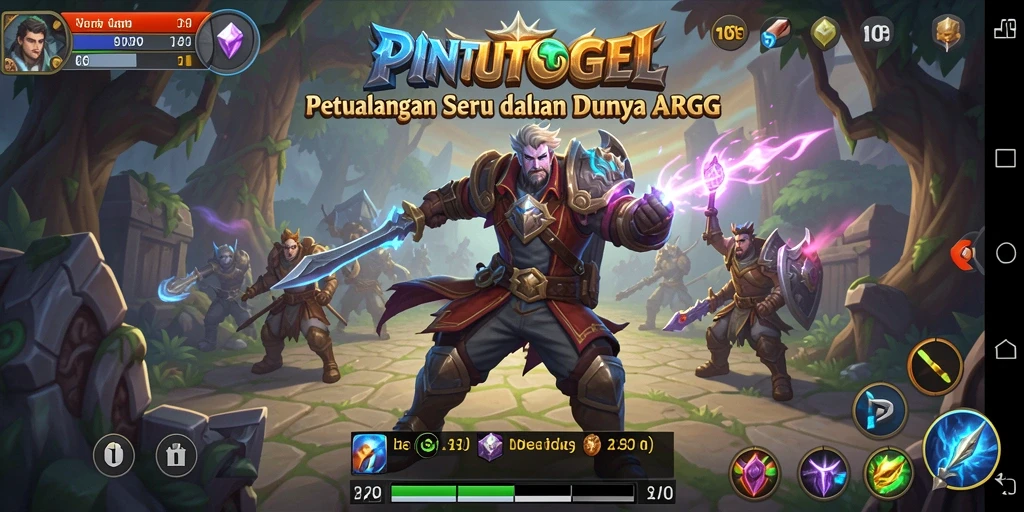 Tampilan gameplay ARPG yang mengasyikkan di PINTUTOGEL.