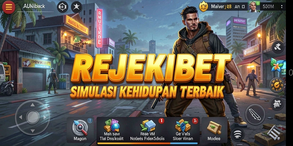Tampilan gameplay menarik dari REJEKIBET dengan grafis yang memukau.