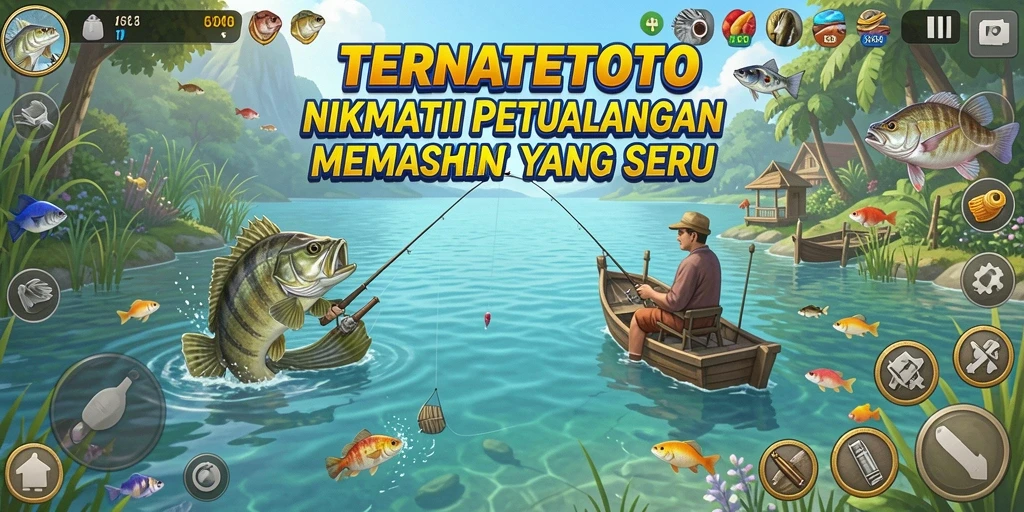 Tangkapan ikan besar di TERNATETOTO dengan pemandangan yang menakjubkan.